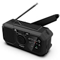 Miniatyrbild 1 av 5: Bärbar radiohandvev AM/FM-radio Dynamo Radio LED-ficklampa