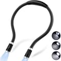 Ladesbar LED-boklys, nakke-klem leselys for lesing