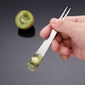 Miniatyrbillede 4 af 5: 5 stk. Rustfrit Stål Gaffel Enkle Frugt Månekage Salat Picks Til H