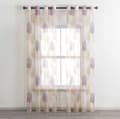 100*250cm krokbroderi transparenta öljetgardiner halv