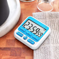 Miniatyrbilde 5 av 5: Digital kjøkkentimer med lydløs/høy alarm bryter PÅ/AV bryter,