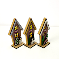 Miniatyrbillede 5 af 5: 3 Julepynt Malede tredimensionelle julemand
