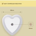 Miniatyrbilde 3 av 5: 4-delt hjerteformet intelligent lysstyringssensor liten n
