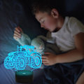 Miniatyrbillede 4 af 6: Traktor 3D Illusion Natlampe, Attivolife 16 Farveskiftende Dæmper