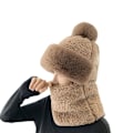 Miniatyrbilde 1 av 5: Hatt for kvinner, vinter, høst, ny nakkemaske, endel, øre P