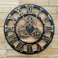 Miniatyrbild 4 av 5: Kreativ retro väggklocka mode väggklocka dekorativ vägg