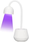 UV-lampe til negle tørring, 24W Hurtig tørrende UV-gel neglelampe med 8 lys