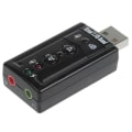 Miniatyrbillede 1 af 5: Laptop Desktop USB Ekstern 7.1 Standalone Lydkort Computer Au