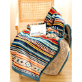 Miniatyrbillede 1 af 5: Fleece-tæppe 150x200cm, Blå Sherpa-tæppe i Blødt Mikrofiber DXGHC
