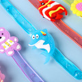 Miniatyrbillede 4 af 7: 20 Pakker Halloween Party Favors Fidget Legetøj LED Lysende Armbånd