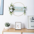 Miniatyrbillede 4 af 5: Kunstig Blomsterkrans, Forårs Krans, Metal Blomsterkrans  DXGHC