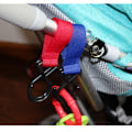 Miniatyrbillede 4 af 6: 6-delt farverig velcro-barnevogns-babysikker multifunktionel dobbelt h
