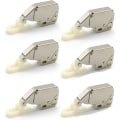 Miniatyrbillede 1 af 6: Mini Fjederlåse, 6 stk. Automatiske Mini Fjederlåse, Fjederlås