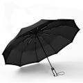 Miniatyrbillede 1 af 5: Stormproof paraply - vindstærk dobbelt baldakin lommeparaply og