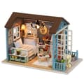 1 set DIY-stuga handgjord monterad modellhus kreativ present chi