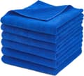 6-pack Premium Mikrofiber Handdukar, 300gsm Lintfria för Vaxning, Tv