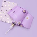 Miniatyrbillede 1 af 5: 1 stk. Daisy paraply Automatisk 8-bens Sort lim Anti-UV UPF50+