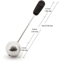 Miniatyrbillede 2 af 7: Kugleformet Te-infuser i Rustfrit Stål Te-si - Ultrafin H