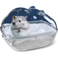 Miniatyrbillede 1 af 7: 1 Stk Lille Hamster Badeværelse, Lille Dyr Habitat Dekoration, Sand