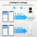 Miniatyrbillede 5 af 5: Smart WiFi Temperatur- og Luftfugtighedsmåler: Trådløs Temperatur Hum