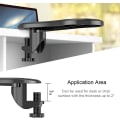 Miniatyrbillede 5 af 6: Justerbar Armlæn, Computer Armlæn, Ergonomisk Justerbar Compu