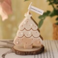 Miniatyrbilde 2 av 6: Seks kreative duftlys med julestemning for en romantisk atmosfære