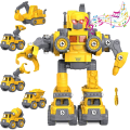 Miniatyrbild 1 av 6: Ta Isär Robotleksaker för Pojkar 5+ År, 5 i 1 STEM-leksaker