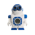 Miniatyrbild 5 av 5: Rymdrobotprojektionsväckarklocka rolig tecknad klocka Robot ala
