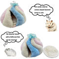 Miniatyrbilde 3 av 6: Hamster varm seng, liten dyre Hamster bomulls sove rede Plysj