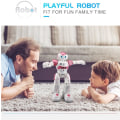 Miniatyrbild 6 av 7: RC-robotleksak med geststyrning, fjärrkontroll och programmerbar robot T