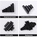 Miniatyrbilde 3 av 5: Split Spring Pin Cotter Pins Manganstål Sortimentsett M1.5