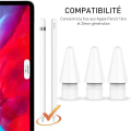 Miniatyrbilde 2 av 5: Nibber til Apple Pencil 2 & 1. generasjon, 3-pakning med høy følsomhet