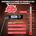 Miniatyrbillede 4 af 6: Køkkentermometer, Øjeblikkelig Læsning Kogetermometer, Digital Th