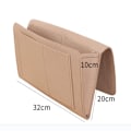 Miniatyrbillede 7 af 7: Sengside Felt Opbevaringspose Med Lommer Seng Sofa Skrivebord Hængende Organiser