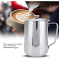 Miniatyrbillede 3 af 4: Rustfrit stål mælkekande kande med låg til Latte(600ml)