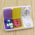 Miniatyrbild 5 av 5: Tablettkutter Låda Krossare Medicin Bärbar Kutter för Resor H