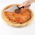 Miniatyrbild 4 av 5: Pizzakutter i rostfritt stål, 2 i 1 pizzakutter, multifunktionell