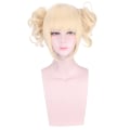 Miniatyrbillede 1 af 5: Mælkeblond cosplay paryk festblond paryk paryk sæt dameparyk