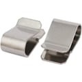 Miniatyrbillede 2 af 4: Rustfrit Stål Fjeder U-Klips Sølv 21,4 mm x 12 mm 25 stk