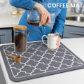 Miniatyrbilde 5 av 6: Oppvaskmatte Superabsorberende Tørkematte Stor Oppvaskmatte for Kjøkkenbenk Enkel Rengjøring Oppvaskmatte Kjøkken Tørking