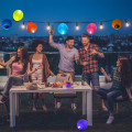 Miniatyrbillede 5 af 7: LED Ballon Lampe, 30 stk. Mini Lanterne Blitzlys til Bryllup Fødselsdag