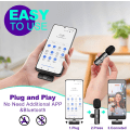 Miniatyrbillede 2 af 6: Trådløs Lavalier Mikrofon til USB-C Smartphone, 2.4GHz Mini Mi