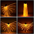 Miniatyrbild 2 av 7: LED-lampor för magedans Isis-vingar - Bellydance Glow Angel dans W