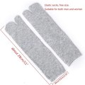 Miniatyrbillede 2 af 5: 3 Par Bambusfiber Mænd Kvinder Unisex Casual Sandal Split To