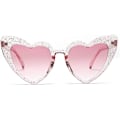 Pikkukuva 1 / 5: Clout Heart -aurinkolasit Retro Cat Eye -tyyli Vintage DXGHC