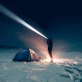 Miniatyrbilde 2 av 7: (Lys farge) Oppladbar Mini Lommelykt, Nøkkelring Lommelykt RE