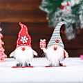 Miniatyrbilde 2 av 5: 2 Julepynt skogsstilling gammelt skrivebord dekorasjon, woo