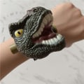 Miniatyrbillede 5 af 6: Tegnefilm Ur Dinosaur Projektion Børneur 3D Tyrannosaurus
