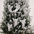 Miniatyrbillede 2 af 7: 12 stk. Julepynt i Guld og Sølv Engelhæng 2022 Julefest Dekoration