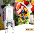 Miniatyrbillede 3 af 5: 10 krystalklare pærer 40W Q40/G9/CL/230V G9 JCD 40W 120V T4 JD